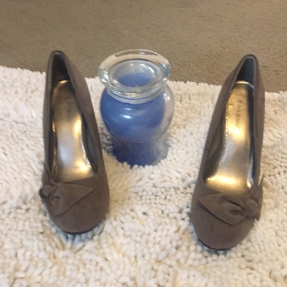 Bamboo Mauve Heels Women's Size 8 5